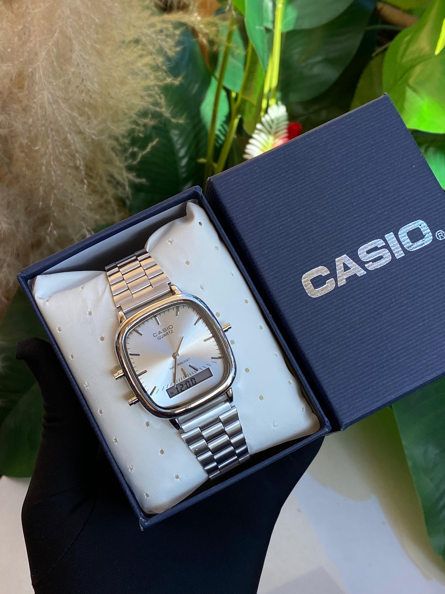 CASIO SQUARE DUAL TIME