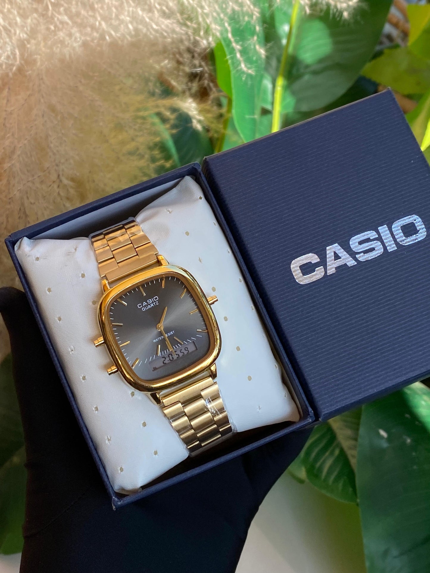CASIO SQUARE DUAL TIME