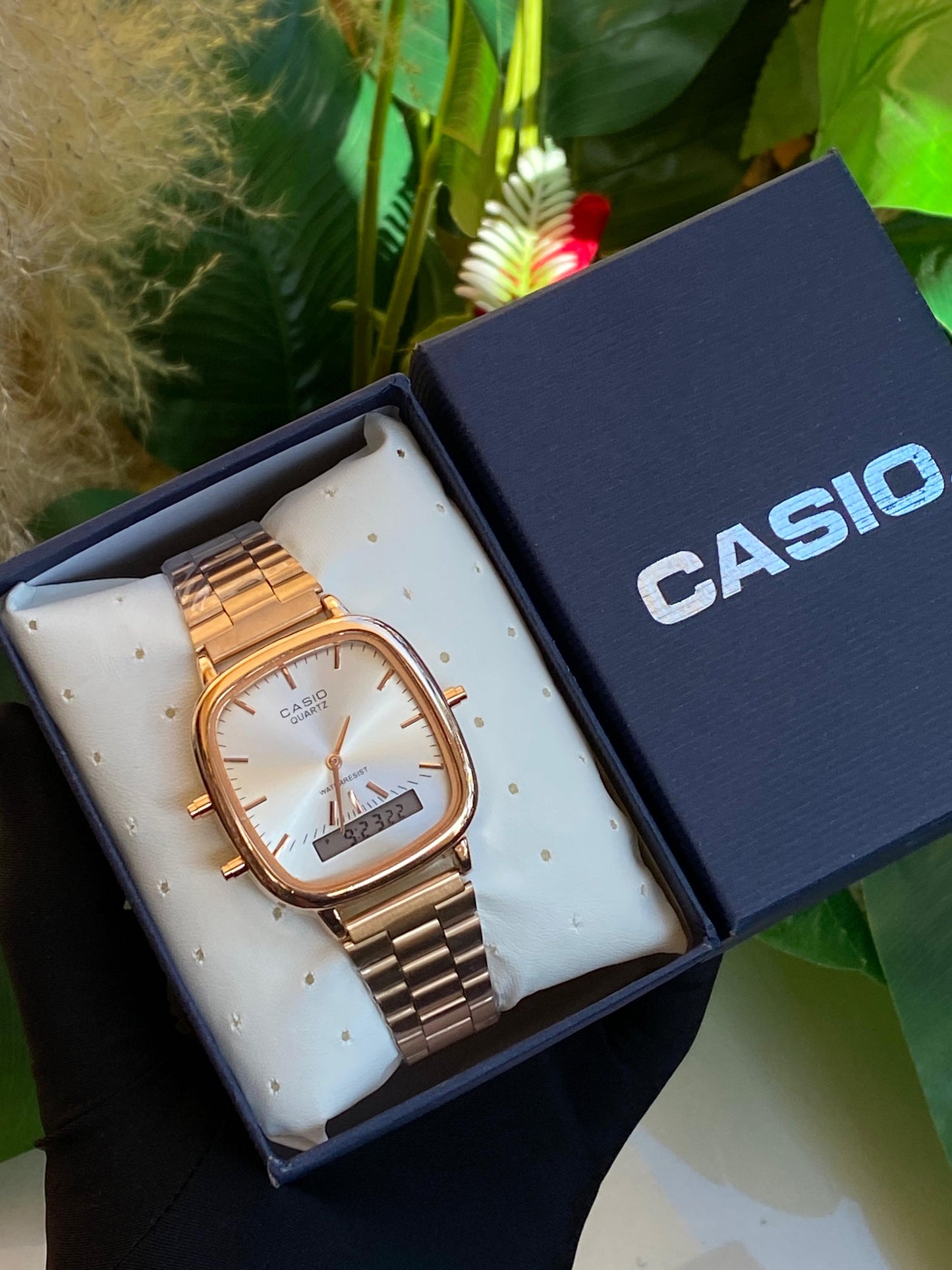 CASIO SQUARE DUAL TIME