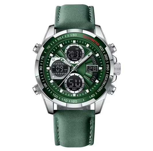 FOXBOX DUAL TIME GENTS WATCH