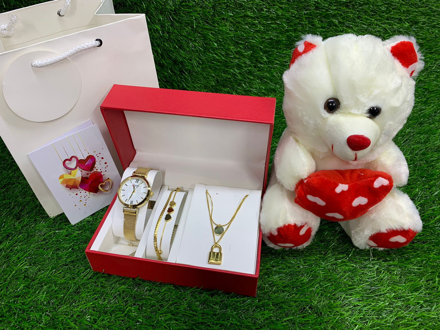 LADIES GIFT SET X TEDDY BEAR